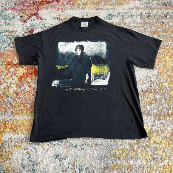 Brockum Other - Vintage PAUL McCARTNEY 1989/90 2 sided single stitch world tour shirt Brockum L
